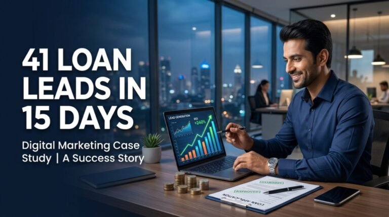 41 Loan Leads in 15 Days Using Meta Ads | Dizispark
