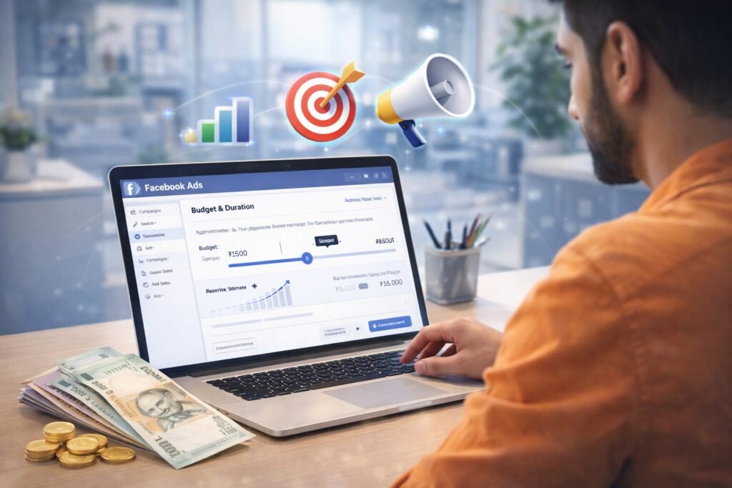 minimum budget for facebook ads in india