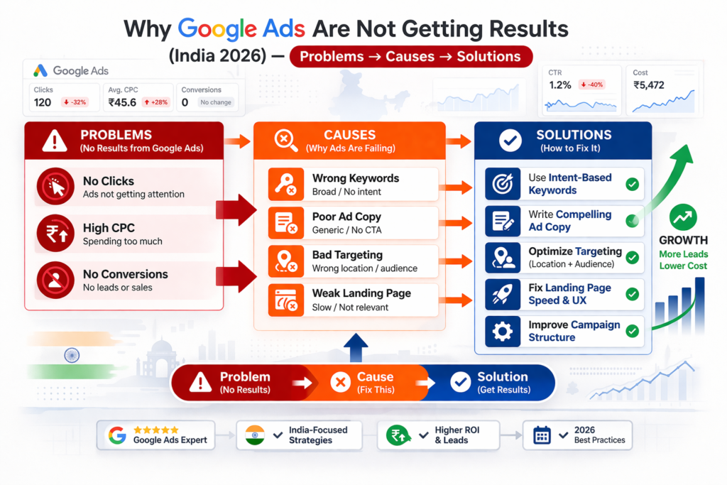 Google Ads not getting results India