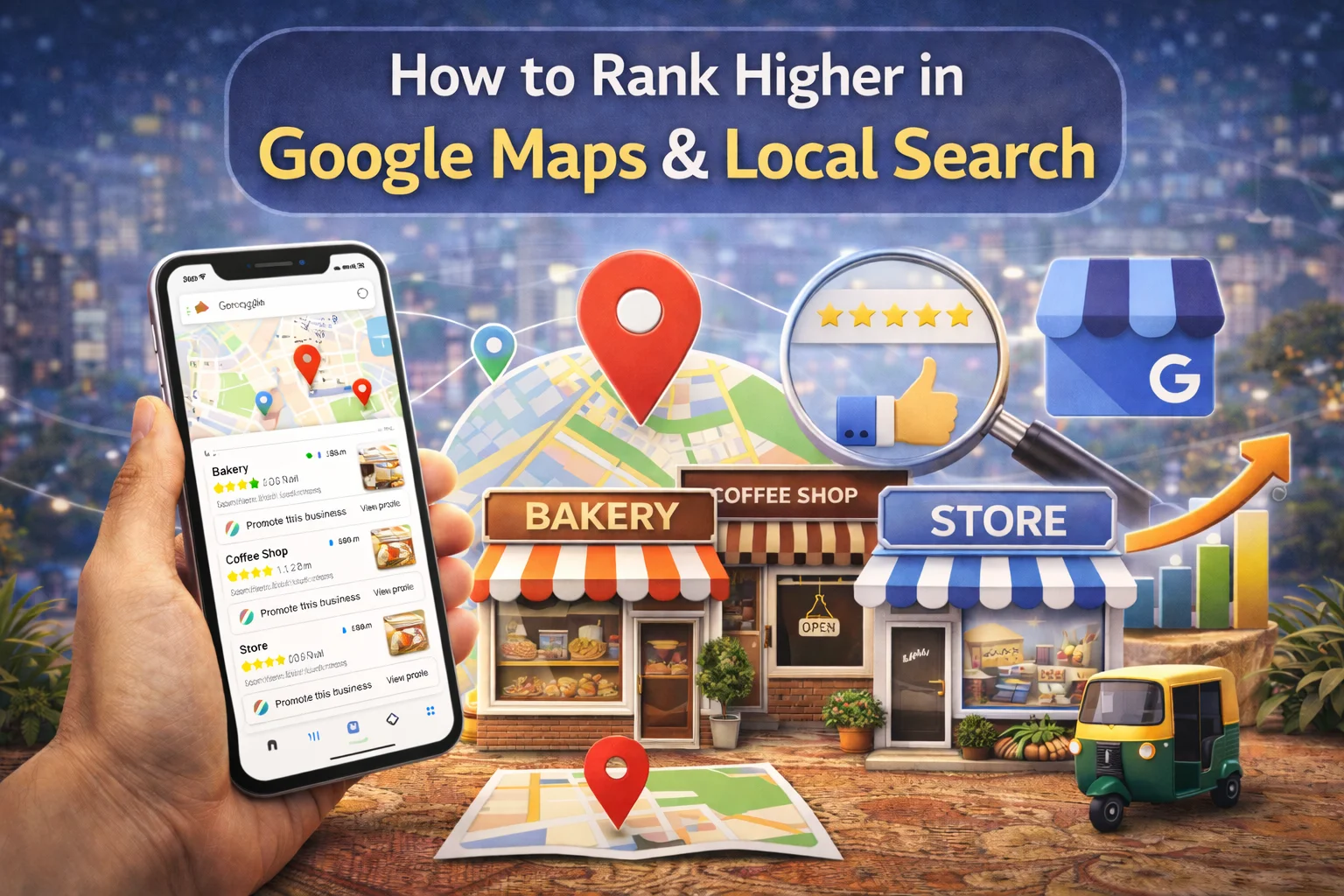 How to Rank Higher in Google Maps & Local Search