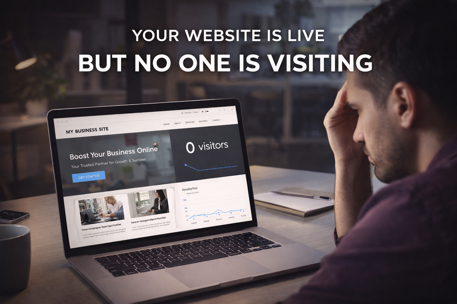 why is my website not getting traffic