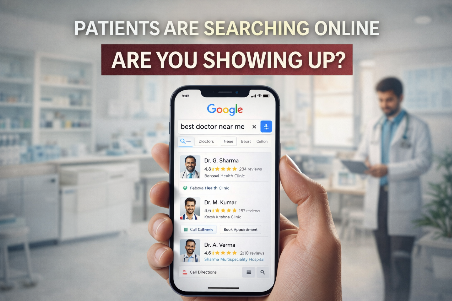 digital marketing for doctors in India