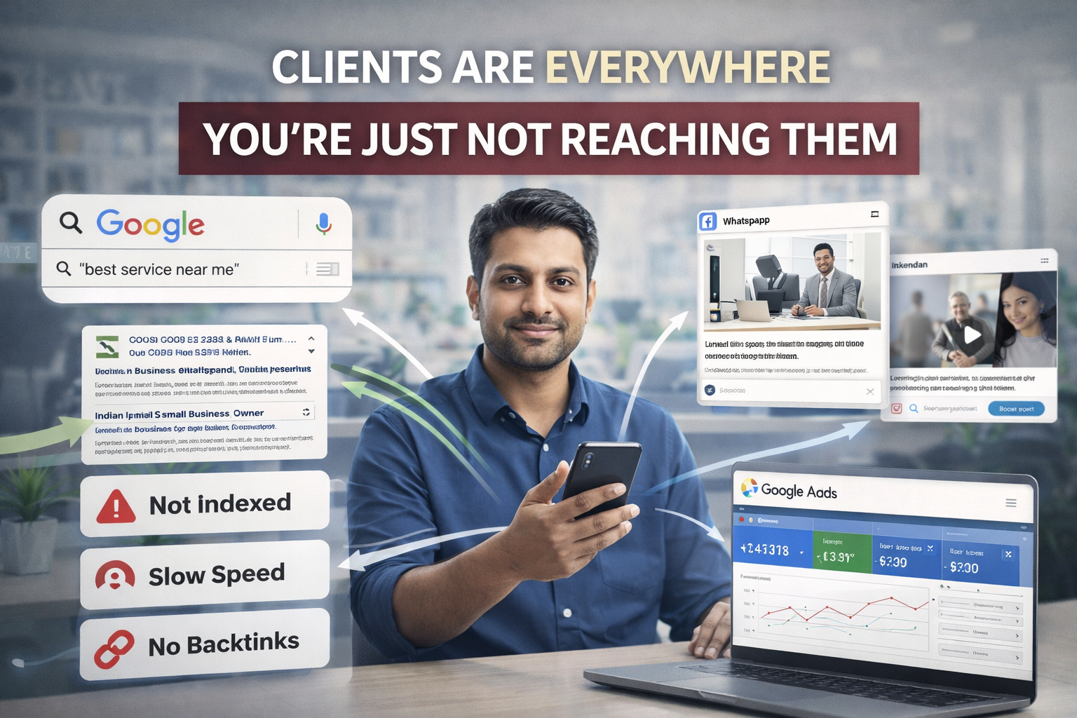 how to get clients for small business in India