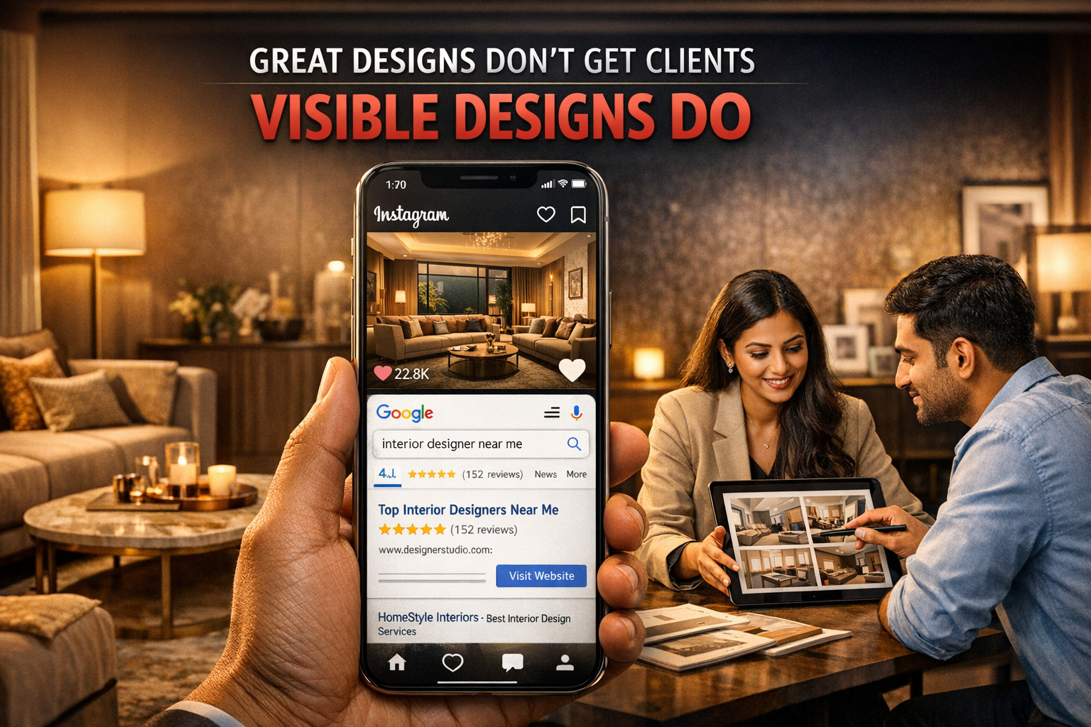 digital marketing for interior designers