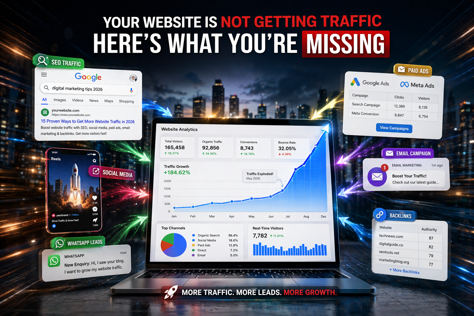 how to improve website traffic