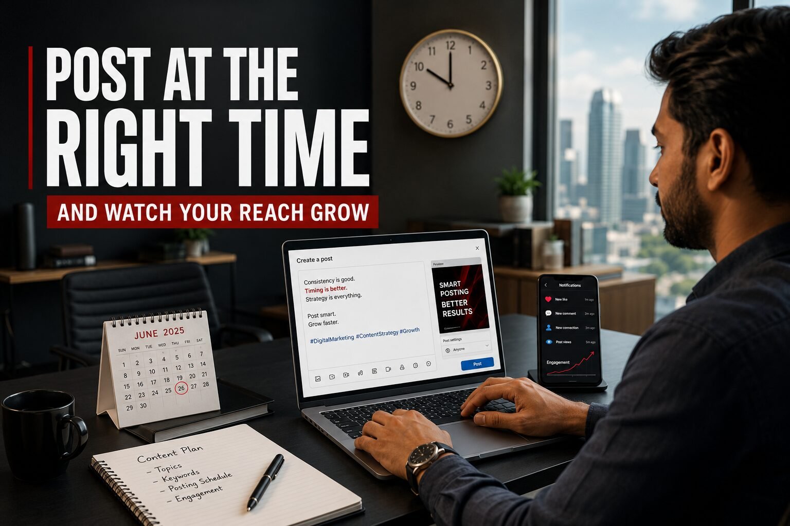 Best Time to Post on LinkedIn in India