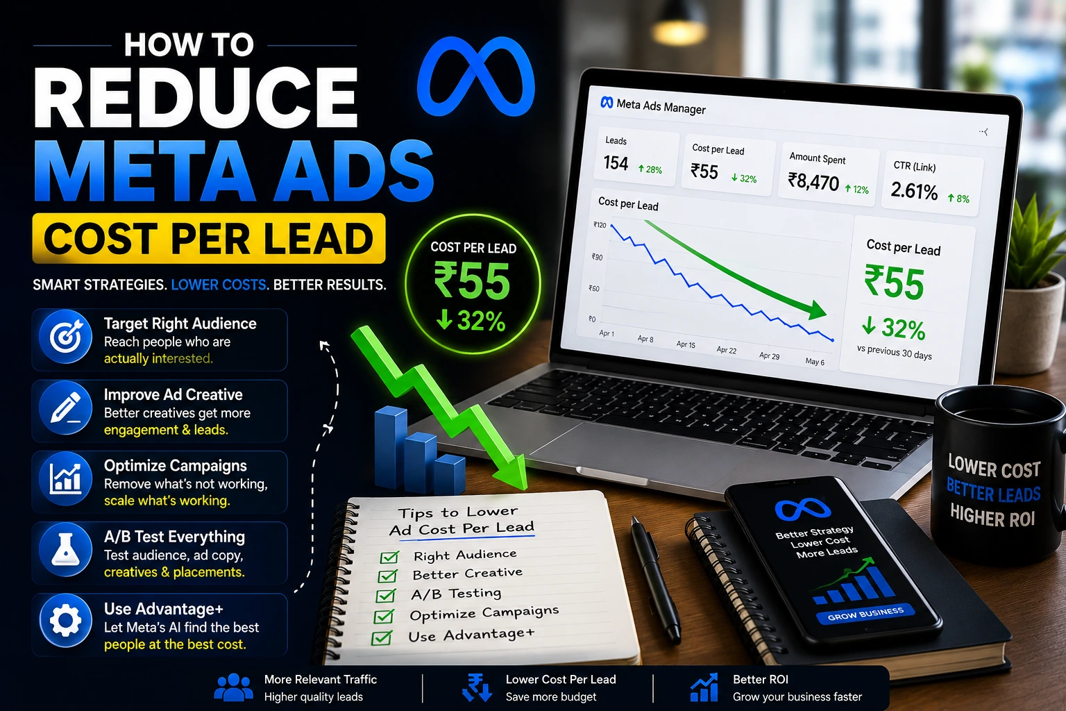 how to reduce Meta Ads cost per lead