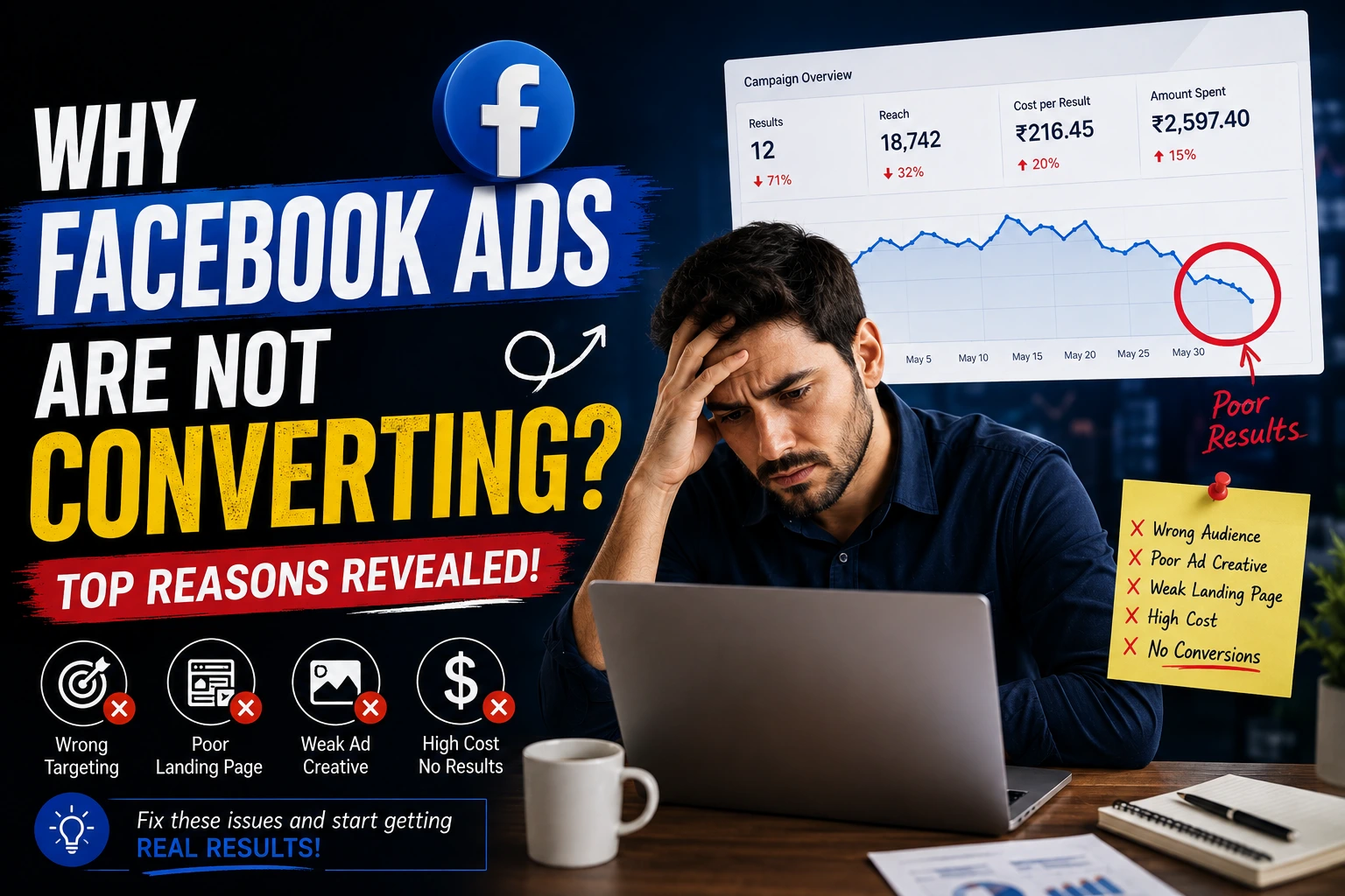 why Facebook Ads are not converting