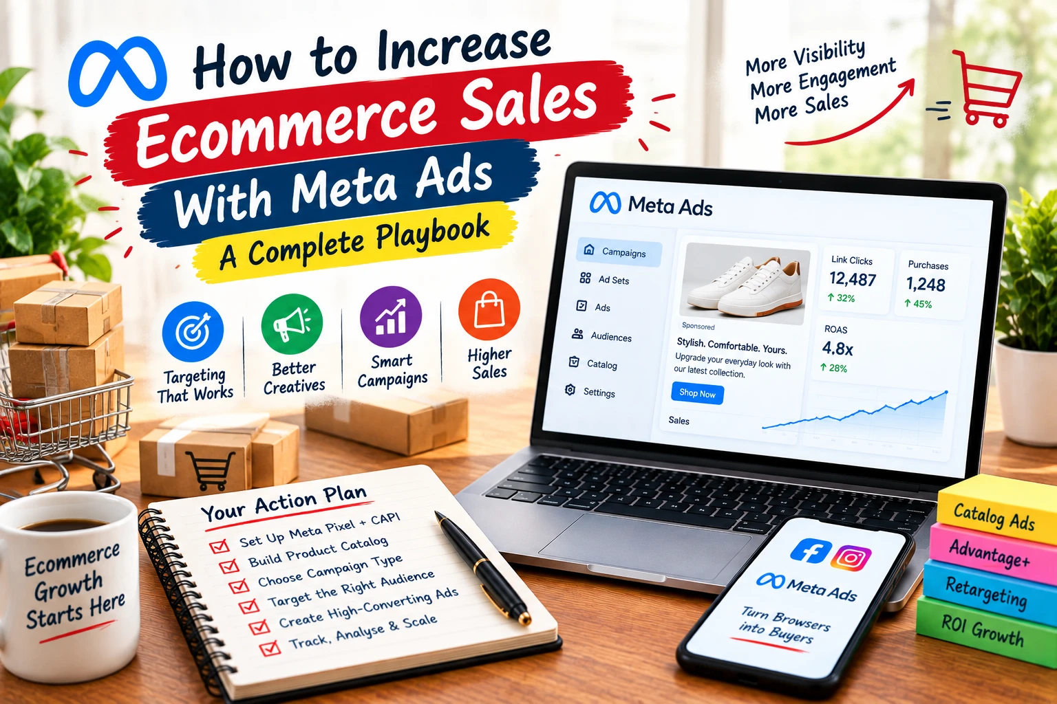 how to increase ecommerce sales with Meta Ads