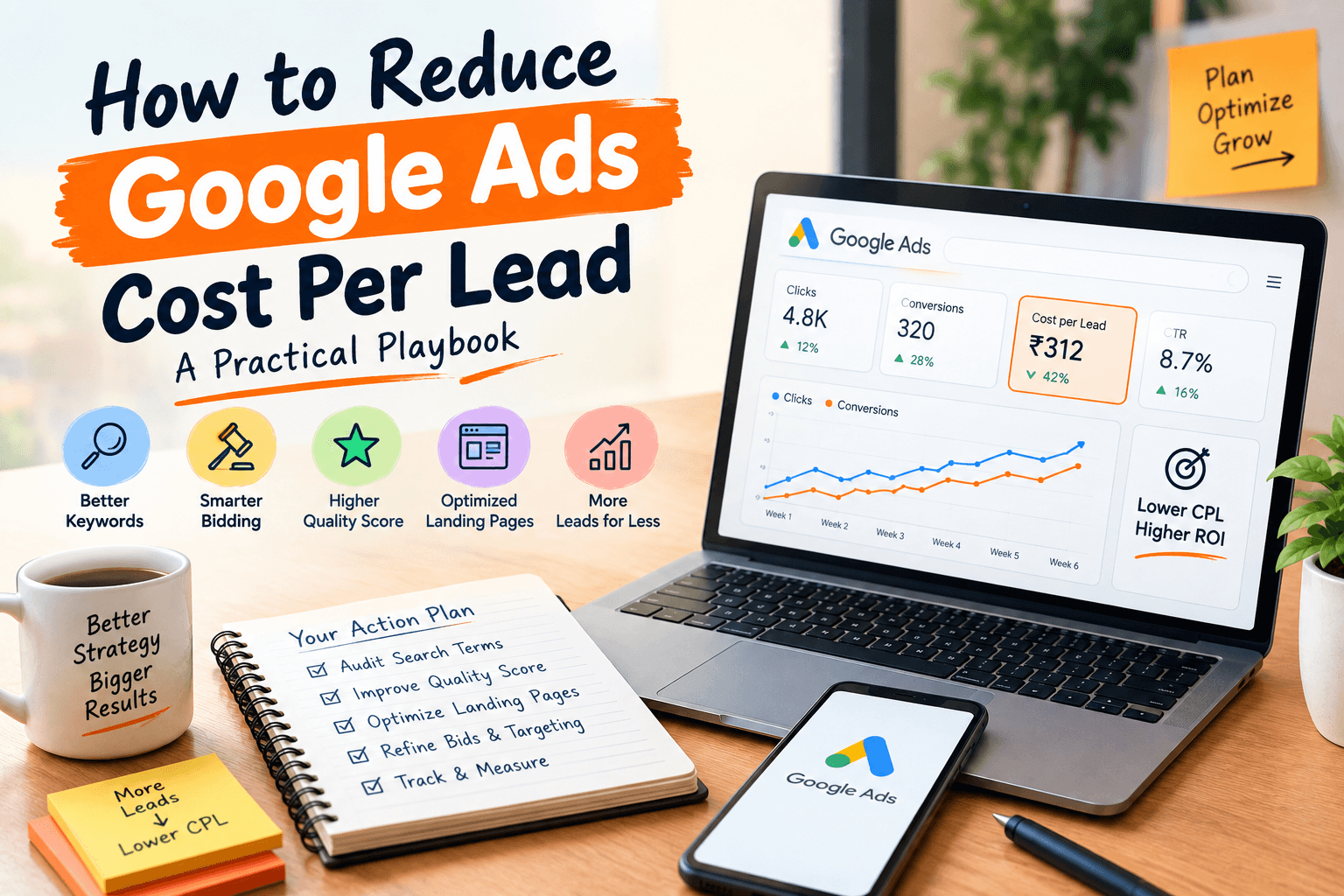 how to reduce Google Ads cost per lead