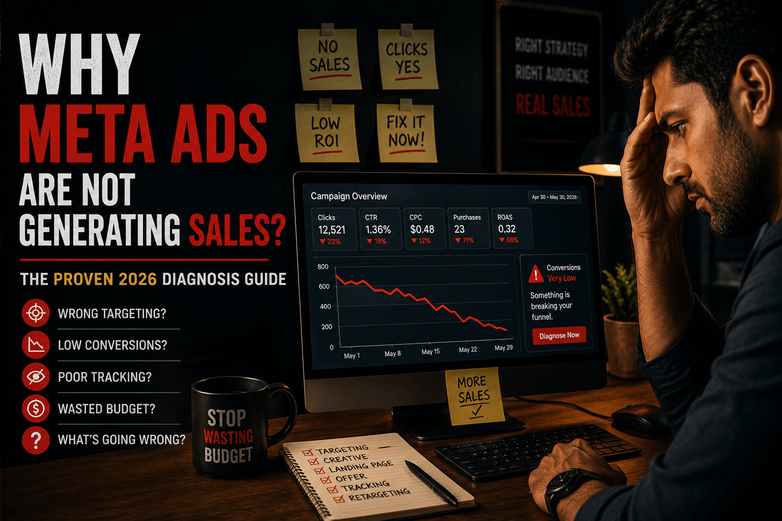why Meta Ads are not generating sales