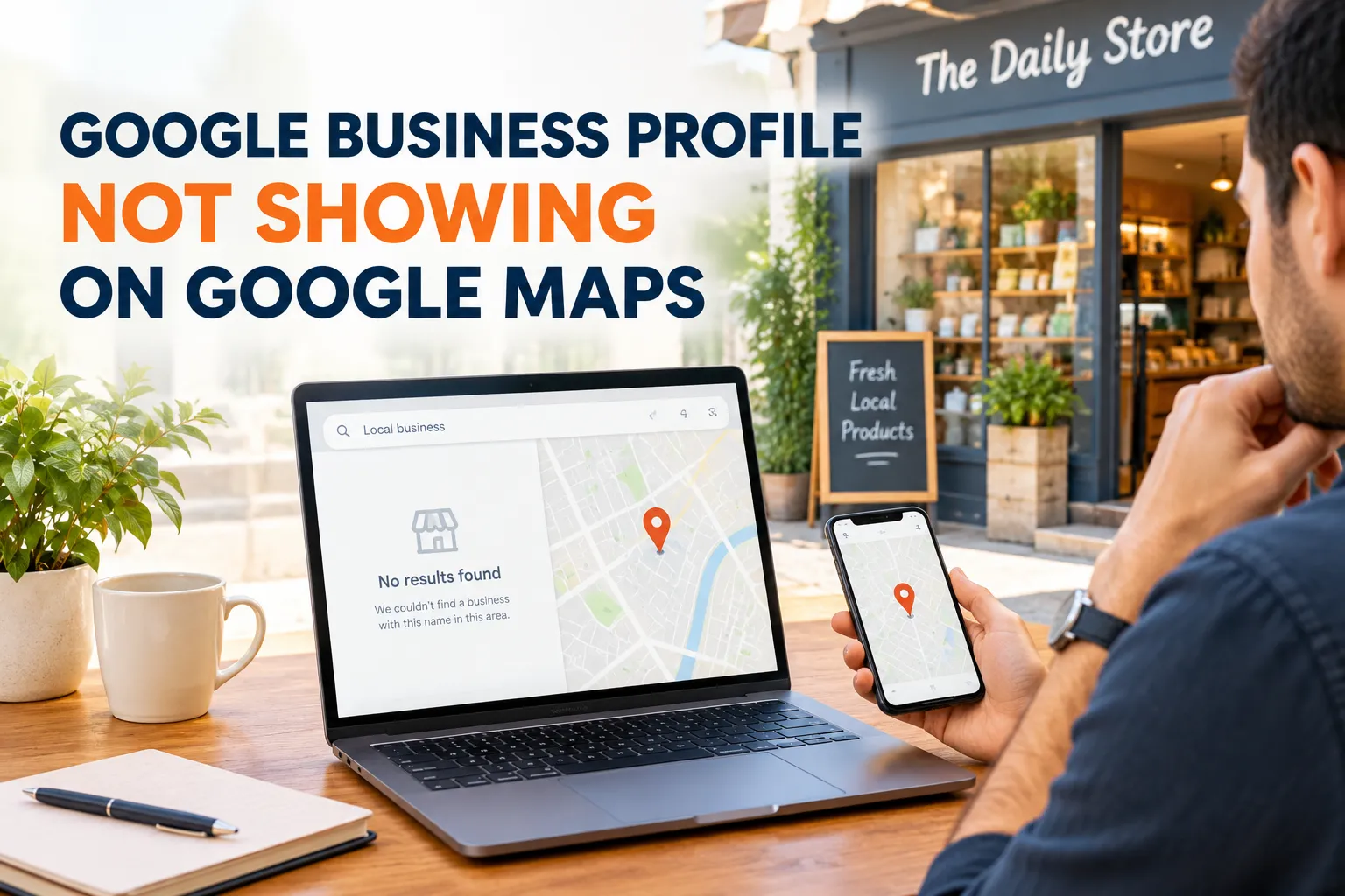 google business profile not showing on google maps