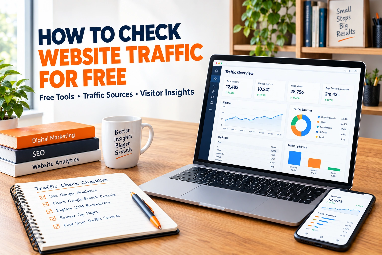 how to check website traffic for free